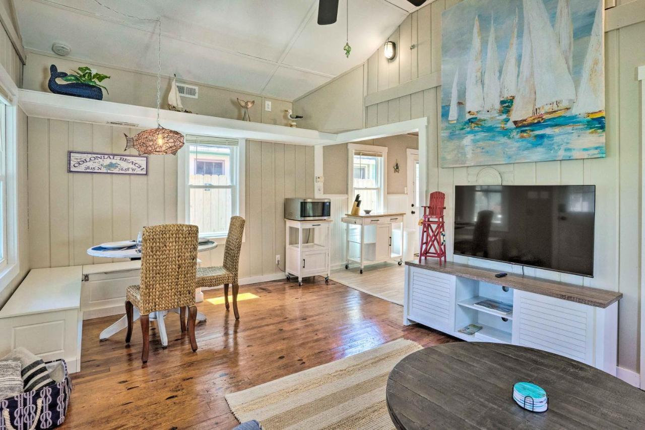Chic Cottage With Private Yard Steps To Beach! 科洛尼尔比奇 外观 照片